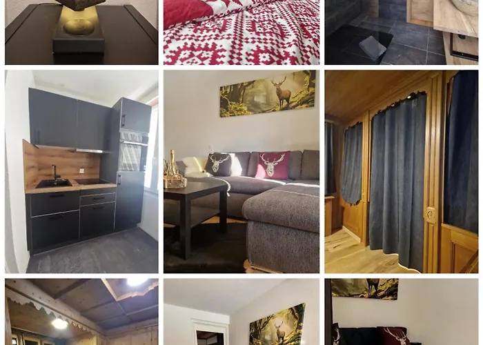 Fewo's Und Apartment's Blaues Haus Lägenhet Davos